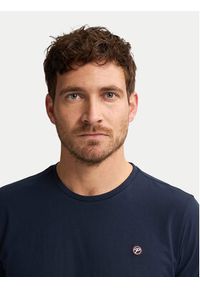Petrol Industries T-Shirt M-ROS-TSR002 Granatowy Regular Fit. Kolor: niebieski. Materiał: bawełna #8