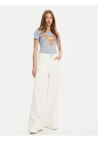 Guess T-Shirt W5YI08 J1314 Niebieski Regular Fit. Kolor: niebieski. Materiał: bawełna #2