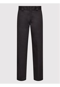 Dickies Spodnie materiałowe Work DK0A4XK9BLK Czarny Slim Fit. Kolor: czarny. Materiał: bawełna
