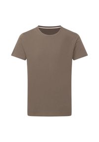 SG - Męska Koszulka Z Doskonałym Nadrukiem. Kolor: brązowy. Wzór: nadruk. Sport: turystyka piesza #1