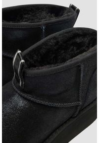 Karl Lagerfeld - KARL LAGERFELD Czarne botki zamszowe THERMO Lo Slip On Boot, Rozmiar 37. Zapięcie: bez zapięcia. Kolor: czarny. Materiał: zamsz #3