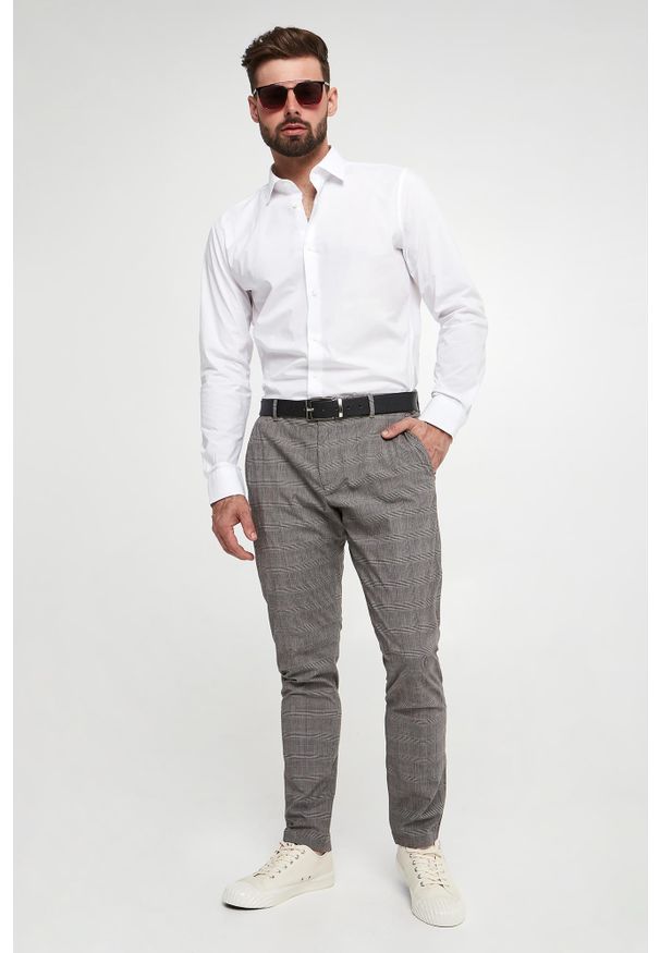 JOOP! Jeans - Spodnie męskie w kratkę Maxton3-W JOOP! JEANS. Wzór: kratka