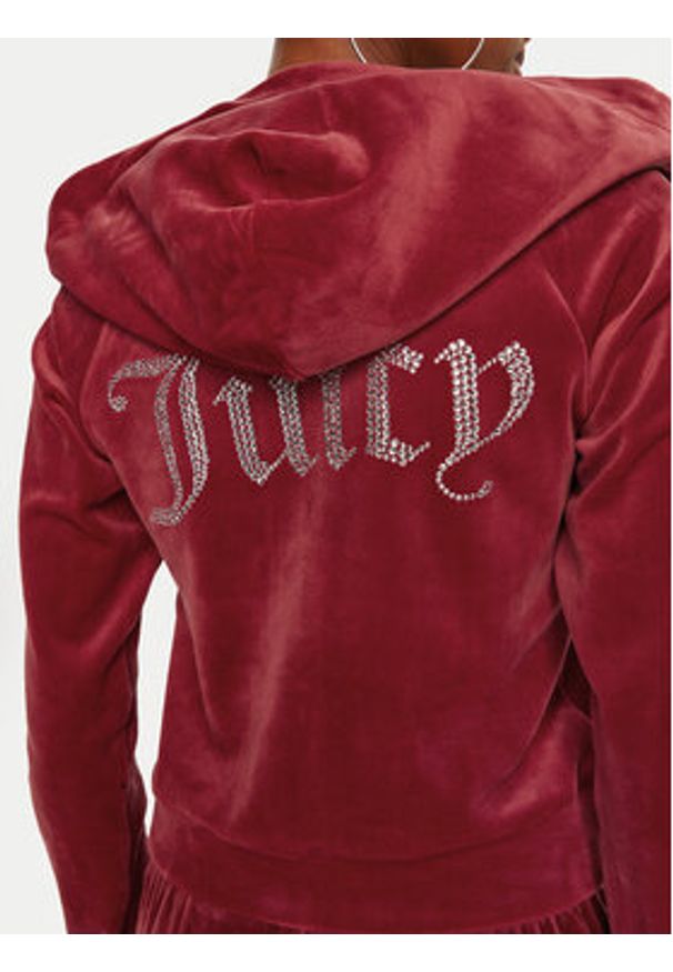 Juicy Couture Bluza Madison JCWA122001 Czerwony Slim Fit. Kolor: czerwony. Materiał: syntetyk