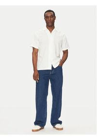 Jack & Jones Koszula Breeze Resort 12268967 Biały Relaxed Fit. Kolor: biały. Materiał: bawełna, len #3