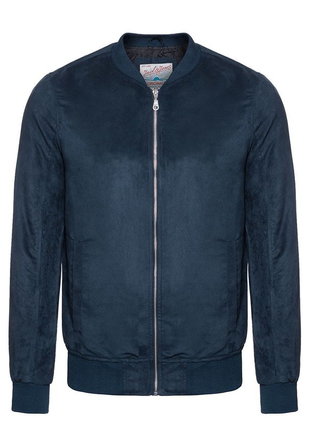 Jack & Jones - KURTKA JACK & JONES JORHOWARD BOMBER JACKET ECLIPSE 12117822. Materiał: materiał. Wzór: gładki