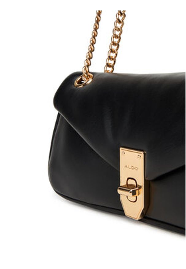 Aldo Torebka Olyvia 14076840 Czarny. Kolor: czarny. Materiał: skórzane