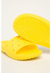 Crocs - Klapki Classic Crocs Slide 206121. Kolor: żółty. Materiał: materiał, guma. Wzór: gładki #2