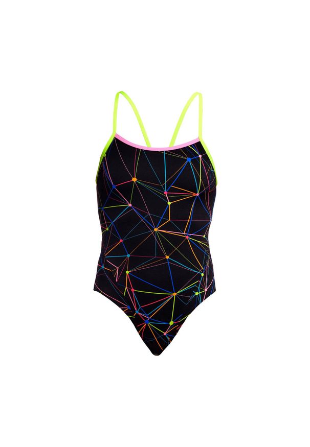 Strój do pływania menstruacyjny FUNKITA Star Sign - Swim Secure. Kolor: wielokolorowy, czarny