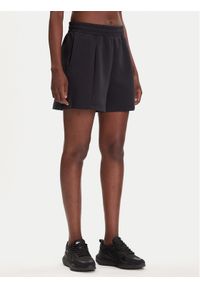 Under Armour Szorty sportowe Unstoppable Flc Pltd Short 1382764-001 Czarny Loose Fit. Kolor: czarny. Materiał: syntetyk
