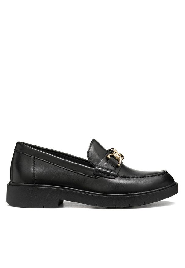 Loafersy Geox. Kolor: czarny