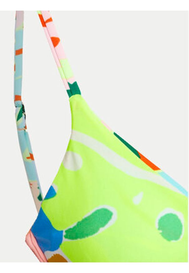Maaji Góra od bikini Neon Leafy PT5078SUN001 Kolorowy. Materiał: syntetyk. Wzór: kolorowy