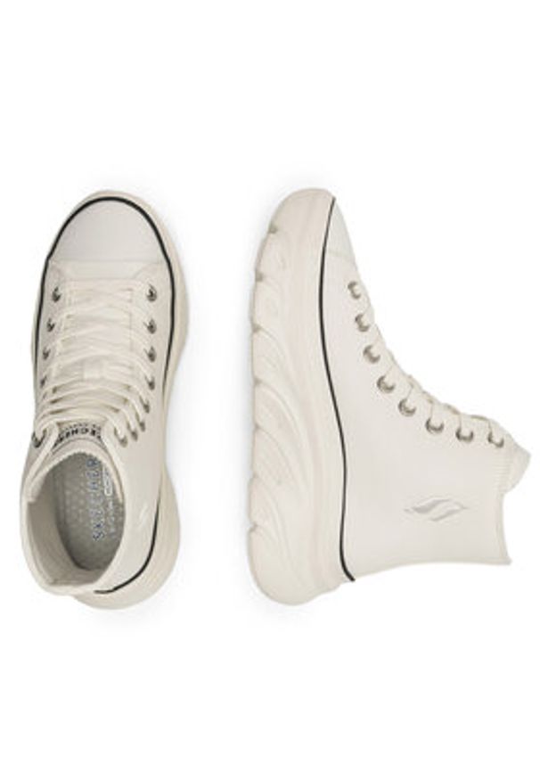 skechers - Skechers Sneakersy FUNKY STREET 177430 WHT Biały. Kolor: biały. Materiał: materiał