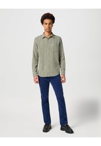 Wrangler - WRANGLER MĘSKA KOSZULA 1 PKT SHIRT DUSTY GREEN 112356770