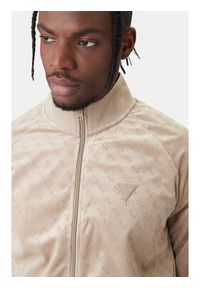 Guess Bluza Z6RQ01 KD612 Beżowy Regular Fit. Kolor: beżowy. Materiał: syntetyk #2