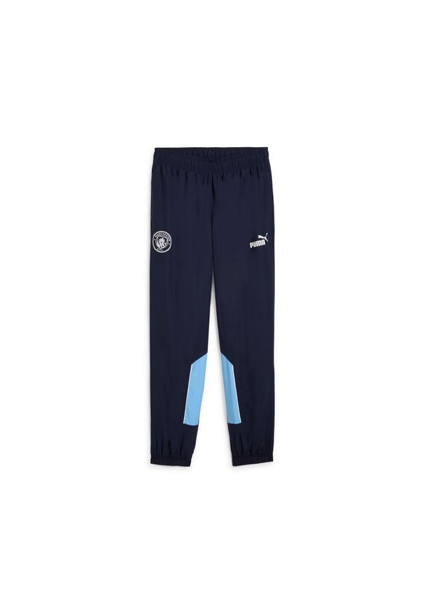 Puma - Spodnie dresowe Manchester City 2024/25. Kolor: niebieski. Materiał: dresówka. Sport: piłka nożna