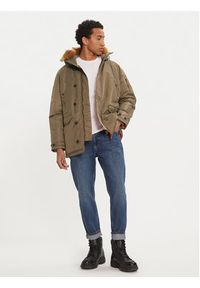 Guess Parka M4BL22 WG932 Khaki Regular Fit. Kolor: brązowy. Materiał: syntetyk #5