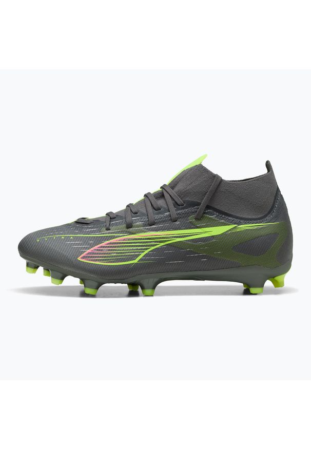 Puma - Buty piłkarskie męskie PUMA Ultra 5 Match+ FG/AG matte aged alert/puma aged. Kolor: czarny. Sport: piłka nożna