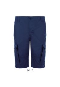 SOL'S - Szorty Sol's Jackson. Kolor: niebieski. Długość: krótkie. Sezon: lato #1