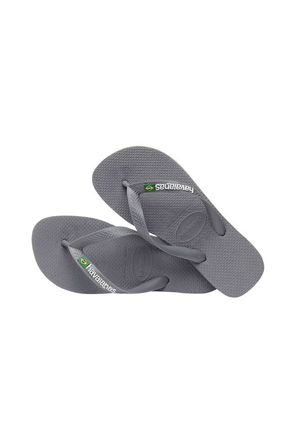 Havaianas - Japonki. Kolor: szary. Materiał: materiał. Wzór: gładki