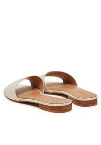 Lauren Ralph Lauren - LAUREN RALPH LAUREN Klapki Everley 802959143009 Biały. Kolor: biały. Materiał: skóra #5