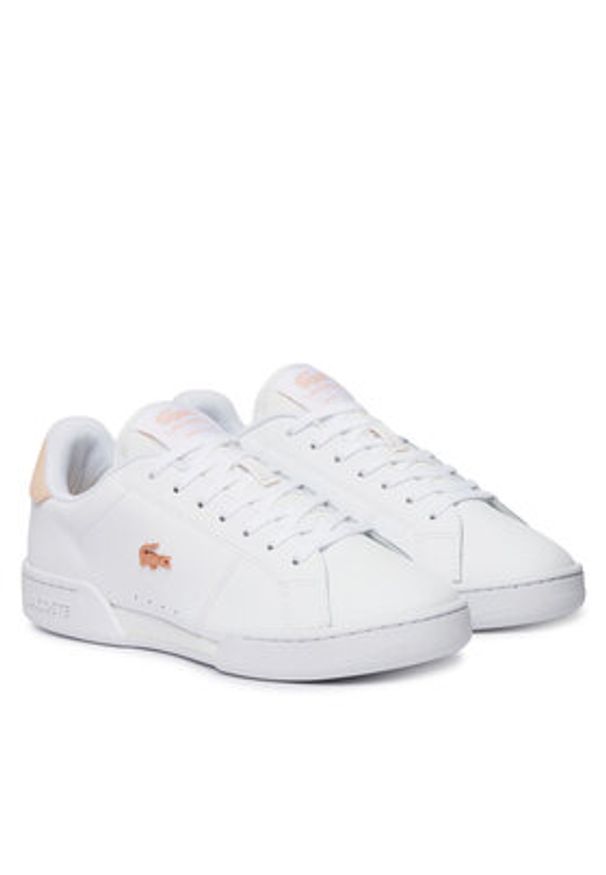Lacoste Sneakersy Carnaby Cup 50SFA0045 Biały. Kolor: biały. Materiał: skóra