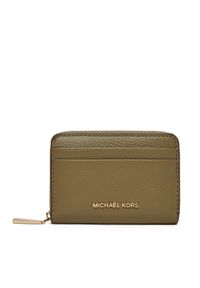 MICHAEL Michael Kors Mały Portfel Damski 32T4GJ6Z5L Zielony. Kolor: zielony. Materiał: skóra