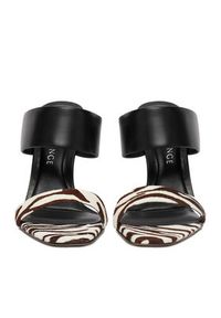 Eva Minge Klapki EO- MIRIAM-LT1916-1 Czarny. Kolor: czarny. Materiał: syntetyk, skóra #8