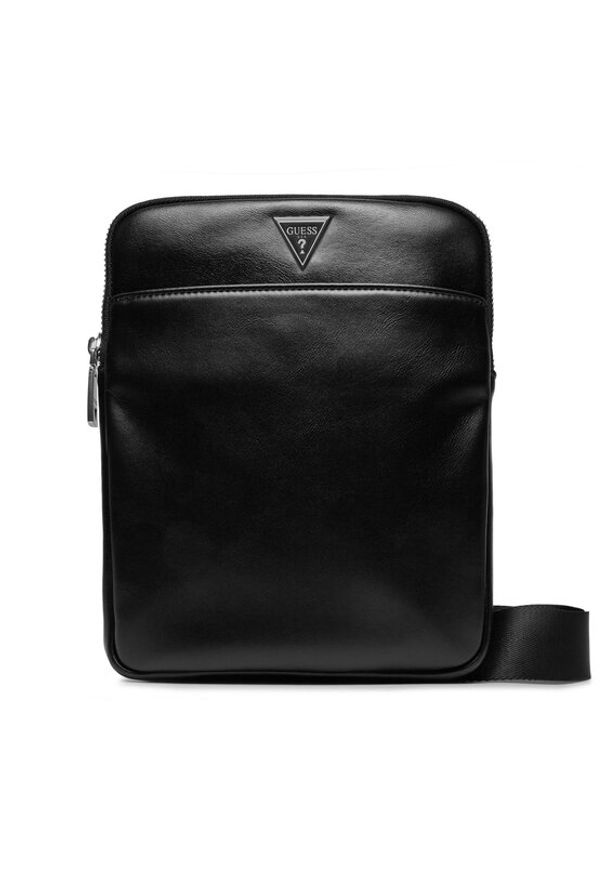 Guess Saszetka Bellagio Eco Mini-Bags HMBELG P4123 Czarny. Kolor: czarny. Materiał: skóra
