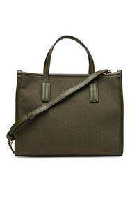 TOMMY HILFIGER - Tommy Hilfiger Torebka City Small Tote Melton AW0AW17852 Khaki. Kolor: brązowy #4