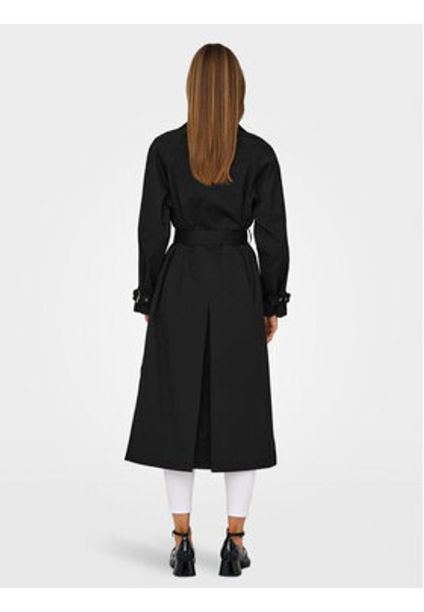 only - ONLY Trencz April 15308860 Czarny Regular Fit. Kolor: czarny. Materiał: syntetyk