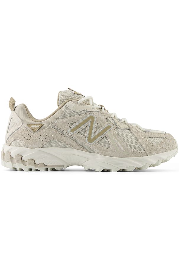 Buty unisex New Balance ML610TML – beżowe. Okazja: na co dzień. Kolor: beżowy. Materiał: materiał, guma. Szerokość cholewki: normalna. Sezon: lato