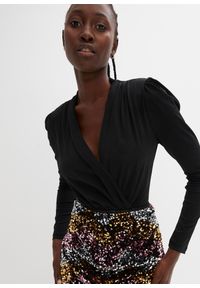 bonprix - Body. Kolor: czarny. Styl: elegancki #1