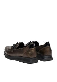 Rieker Półbuty 49051-25 Złoty. Kolor: złoty. Materiał: materiał, syntetyk #4