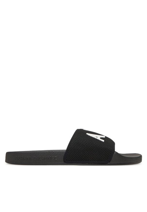 Armani Exchange Klapki XUP001 XV820 S277 Czarny. Kolor: czarny. Materiał: materiał