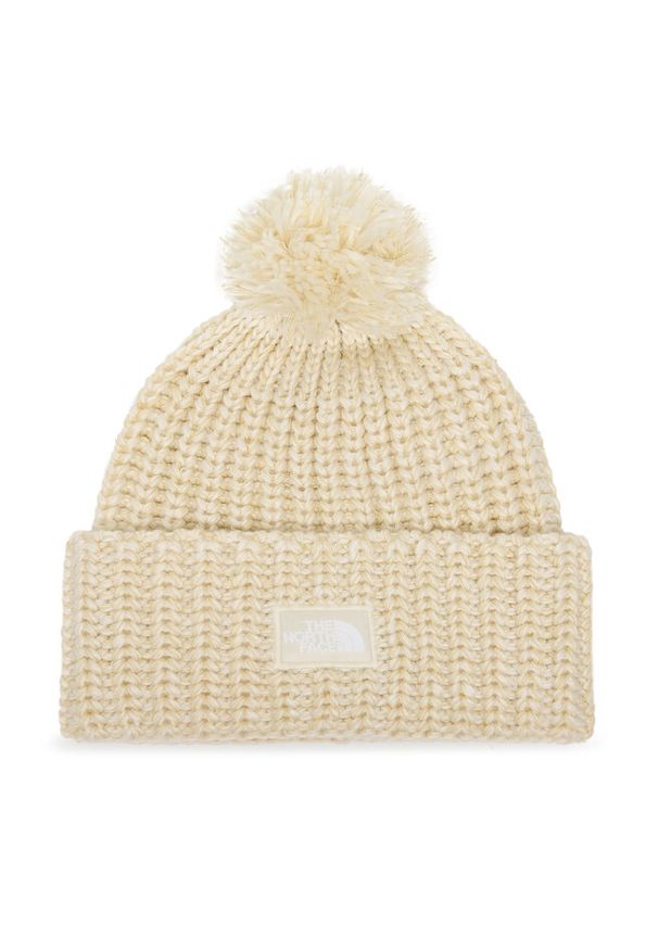Czapka The North Face. Kolor: kremowy