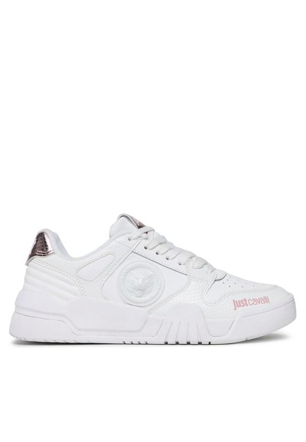 Just Cavalli Sneakersy 74RB3SA1 Biały. Kolor: biały