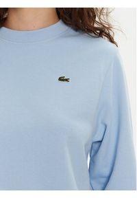 Lacoste Bluza SF9202 Błękitny Regular Fit. Kolor: niebieski. Materiał: bawełna #4