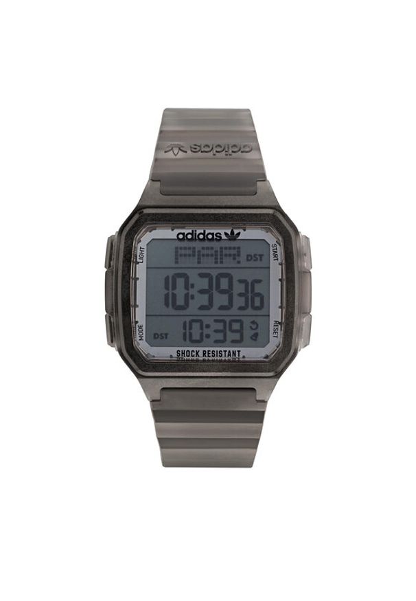 adidas Originals Zegarek Street Digital One AOST22050 Szary. Kolor: szary. Styl: street