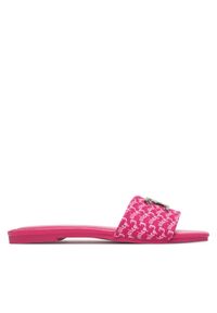 Juicy Couture Klapki HY24111-1 Różowy. Kolor: różowy. Materiał: materiał