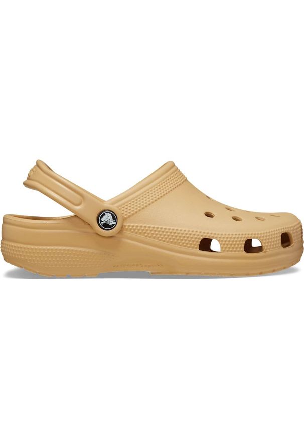 Crocs Clásico Zueco. Okazja: na co dzień. Kolor: brązowy. Materiał: syntetyk, materiał. Styl: casual, sportowy
