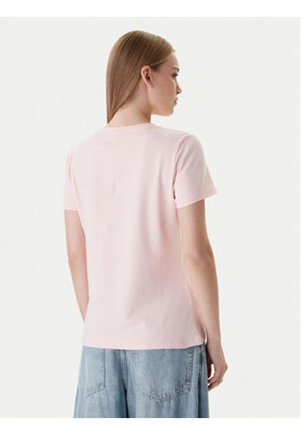 Guess T-Shirt V3BI11 J1314 Różowy Regular Fit. Kolor: różowy. Materiał: bawełna
