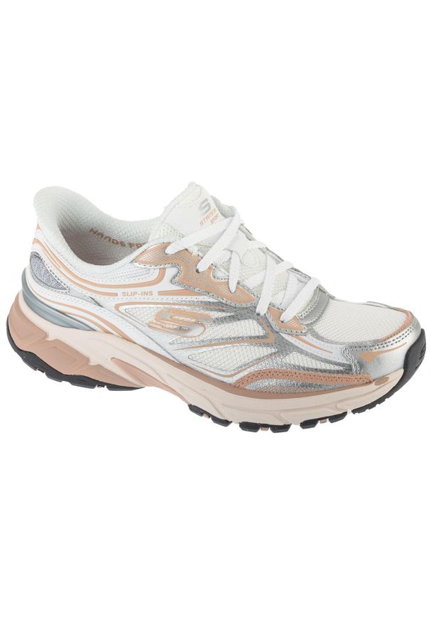 skechers - Buty sportowe Sneakersy damskie, Slip-Ins: Stamina Sport. Kolor: biały. Model: Skechers Sport. Sport: turystyka piesza