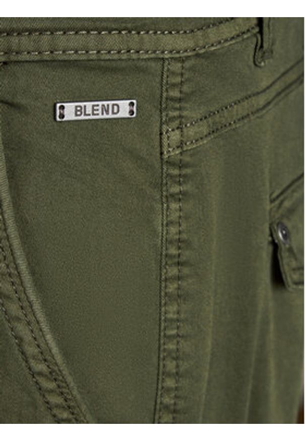 Blend Spodnie materiałowe 20716450 Zielony Slim Fit. Kolor: zielony. Materiał: bawełna