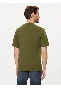 BOSS - Boss T-Shirt TeePantera 50510223 Zielony Regular Fit. Kolor: zielony. Materiał: bawełna. Wzór: motyw zwierzęcy
