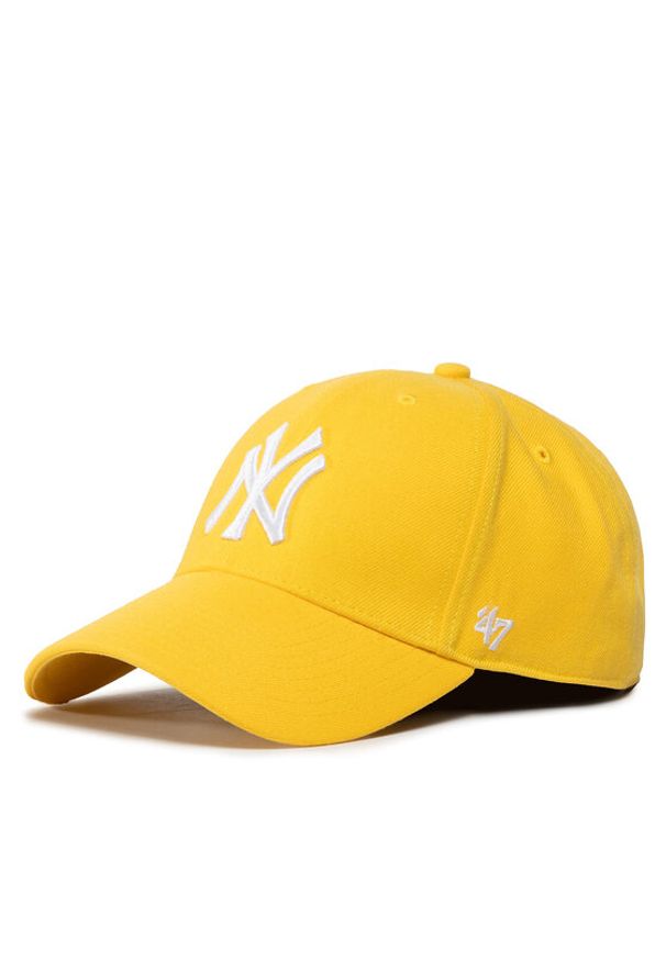 47 Brand Czapka z daszkiem Mlb New York Yankees '47 Mvp Snapback B-MVPSP17WBP-YE Żółty. Kolor: żółty. Materiał: materiał