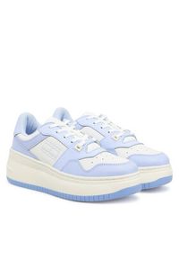 Tommy Jeans Sneakersy Tjw Retro Basket Flatform Ess EN0EN02506 Niebieski. Kolor: niebieski. Materiał: skóra #5