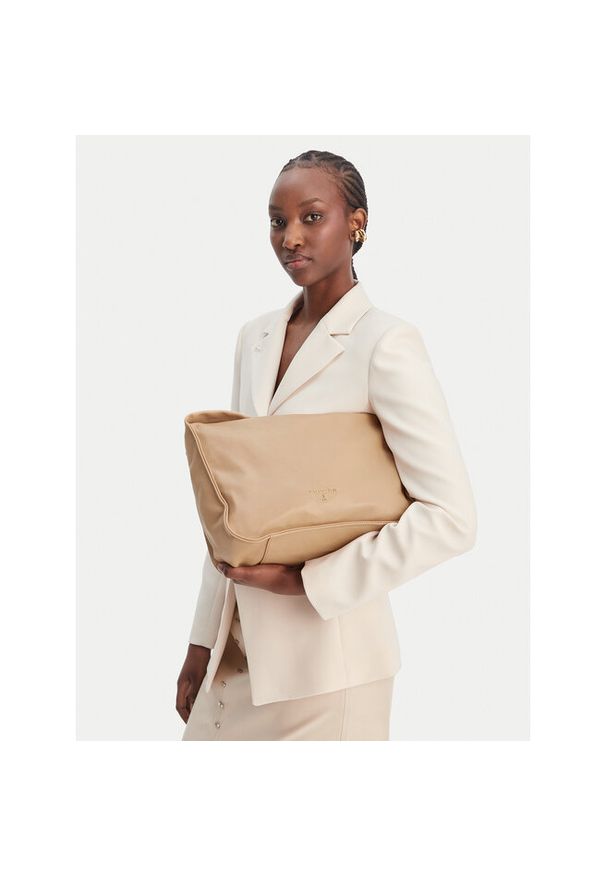Torebka Patrizia Pepe. Kolor: beżowy