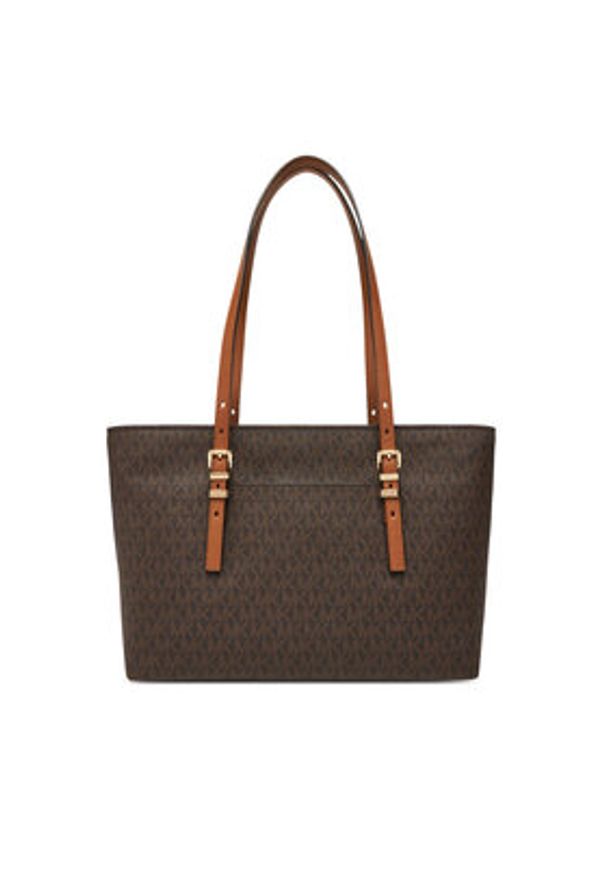 MICHAEL Michael Kors Torebka Quinn 30T5GQNT2B Brązowy. Kolor: brązowy. Materiał: skórzane