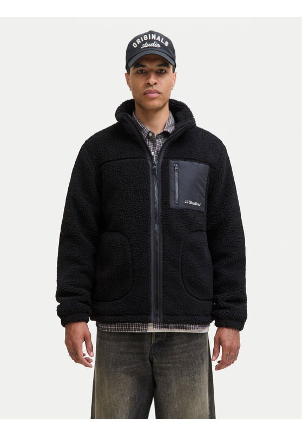 Jack & Jones Polar Soho 12278784 Czarny Regular Fit. Kolor: czarny. Materiał: syntetyk