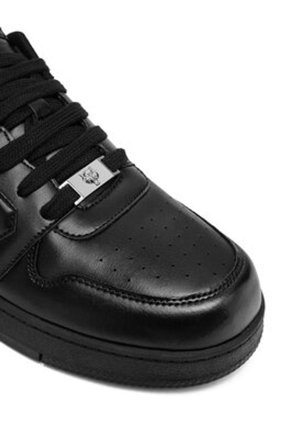 Plein Sport Sneakersy Viper I FAES USC0798 SLE004N Czarny. Kolor: czarny. Materiał: skóra